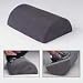 Office Products : Foot Cushion, Half-Cylinder Design, Foam, 18"W x 12"D x 6"H, Black SAF92311