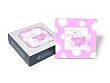Set of 4 Ceramic Coasters (4"x4") jayhawks Pink Coaster Set Kansas Jayhawks Beverage Drinkware
