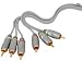 3 x RCA PHONO PLUGS to 3 x RCA PHONO PLUGS A/V LEADS