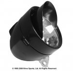 VINTAGE STYLE BATTERY HEADLAMP BLACK