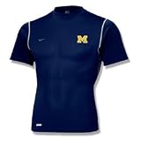 Michigan Wolverines Nike Youth Short Sleeve Athletic T-shirts - Pro