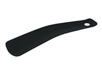 Shoe Horn Metal Black 6.5" 16 cm