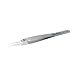 Aven 18814 Pattern 7MZ Extra Fine Bent Tweezer, Ceramic, 5-1/4" Length