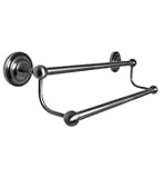 IMAGE OF Prestige Antique Pewter Double Towel Bar