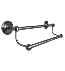 Prestige Antique Pewter Double Towel Bar