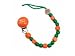 Bink Link Pacifier Attacher - Peas & Carrots