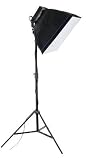 Studio Light ALZO 600-EX Single Light Kit - Super bright continuous light kit ideal for video, portrait and product photography - comparable to Westcott Spiderlite