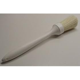 Grease Brush, White Brist., 1 1 4" Dia. by Braun Brush