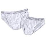 Lonsdale 2 Pk Brief Snr80 White Medium