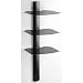 OmniMount TRIA Adjustable 3 Shelf Wall System w/ Cable Management