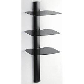 OmniMount TRIA Adjustable 3 Shelf Wall System w/ Cable Management