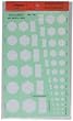 Made in USA 43T Hexnuts&bolts5/32-11/4 Msc Templates