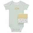 Baby Bodysuit 10-Pack - Large 6-12 Months, Yellow & Green - Free Shipping