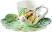 Spode Floral Haven Teacup , Saucer ,Chestnut, - gifboxed/25FHV008