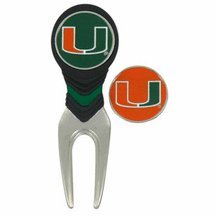 Miami Hurricanes Cvx Golf Ball Mark Repair Tool