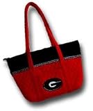NCAA Georgia Bulldogs Quilted Tote