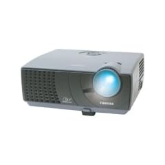 Toshiba DLP Projektor TDP S 8 (Kontrast 2000:1, 2000 ANSI Lumen) anthrazit
