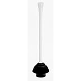 Oxo Good Grips 2209600 Round Toilet Plunger and Canister, White