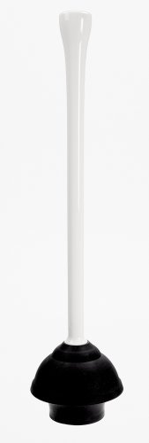 OXO Good Grips Round Toilet Plunger and Canister, White