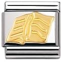 NOMINATION Italian Charm in stainless steel and 18k gold (Book)