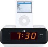 GPX CI188W AM/FM Clock Radio with iPod Dock