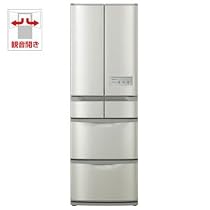 【エコポイント対象商品】日立 415L 6ドア ノンフロン冷蔵庫（ハイブライトステンレス）フロストリサイクル冷却 ビッグ＆スリム60 R-SF42ZM-SH