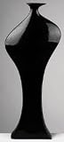 BLACK DECO VASE CARMEN