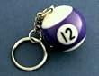 Twelve Ball Keychain Billiards Billiard Pool 12