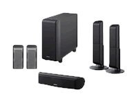 Sony SA-VS150H 5.1/7.1-Channel Speaker Package (Black) On Sale