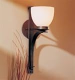 20-4506 - Hubbardton Forge - w/Glass Sconce - Pierced Tpr