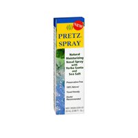 Pretz Spray Moisturizing Saline Nasal Spray with Natural Yerba Santa, 1.7 Fluid Ounce