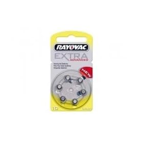 Rayovac Extra Advanced Size 10 High Performance Hearing Aid Batteries - 60 (10 Packets of 6) Cells