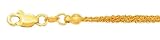 14k Gold Triple Strand Rope Chain- 17 IN