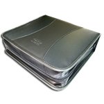 240 CD / DVD CARRY CASE with zip and carry handle in Black