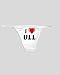 White Thong with I Love Ull