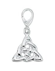 Genuine Zable (TM) Product. 925 Sterling Silver Celtic Knot Clip-on Bead Charm. 100% Satisfaction Guaranteed.