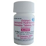 Cetirizine Chewable Tabs 10mg 30 Tab Antihistamines - 2nd Generation