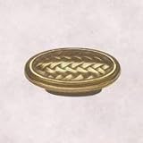 Belwith - Period Brass Catamaran Oval Knob - P7512/P7512