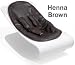 coco plexistyle baby lounger - White Frame - Henna Brown