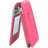 Fruwt Twist View 2-In-1 Leather Case/Accessory Cover for iPod Classic 80 and 160GB (Pink with Mirror)