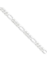 Sterling Silver 7.75mm Figaro Chain QFG220-9"