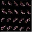 Joby Nail Art Sticker Jewels on Pink Design - H-01
