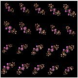 Joby Nail Art Sticker Jewels on Pink Design - H-01