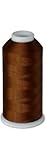 IMAGE OF 12-cone Commercial Polyester Embroidery Thread Kit -Chocolate Brown P877 - 5500 yards - 40wt
