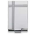 Matte Silver Metal Business Card Holder