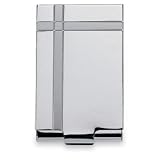 Matte Silver Metal Business Card Holder