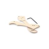 Benchmade Ivory Micarta Inlay Scales with Tool for Mini-Rukus