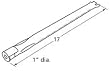 Stainless Steel Straight Pipe Burner