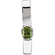 14K White Gold Peridot Pendant/Slide