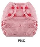 Blueberry Diaper Coveralls - Snaps - Pink
